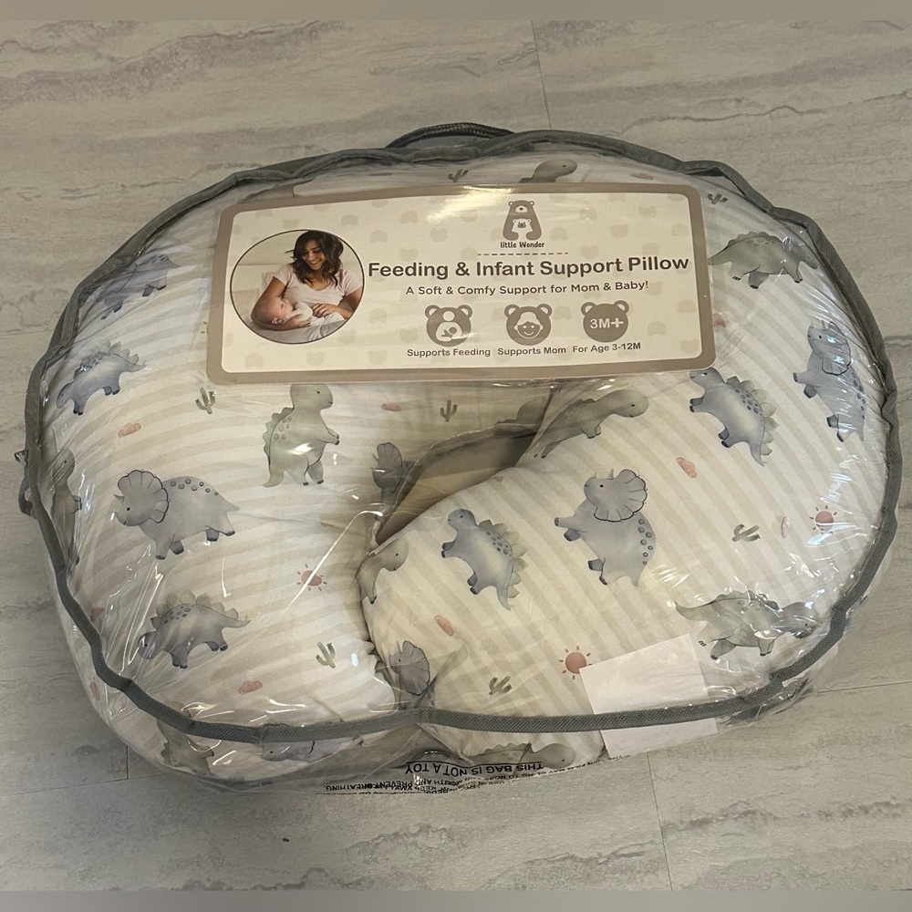 Dinosaur Print Nursing Pillow